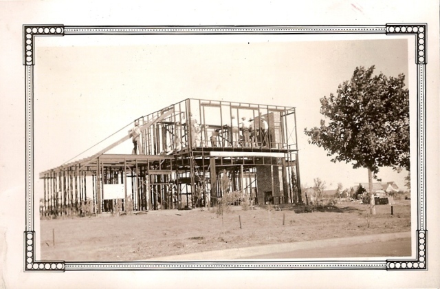 Stran-Steel House under construction